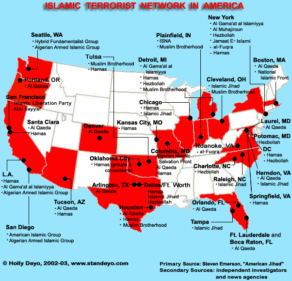 Islamic Terrorist Network in America