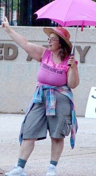 Another useless CodePINK Protester