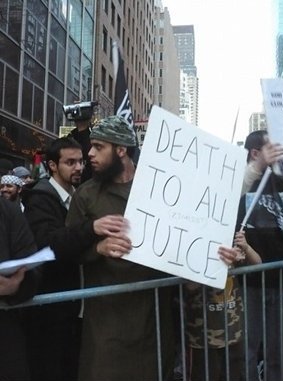 Muslim Protester